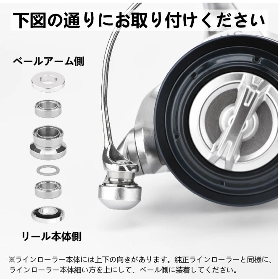 ゴメクサス ステラ ラインローラー D114 本体チタン製 シマノ用