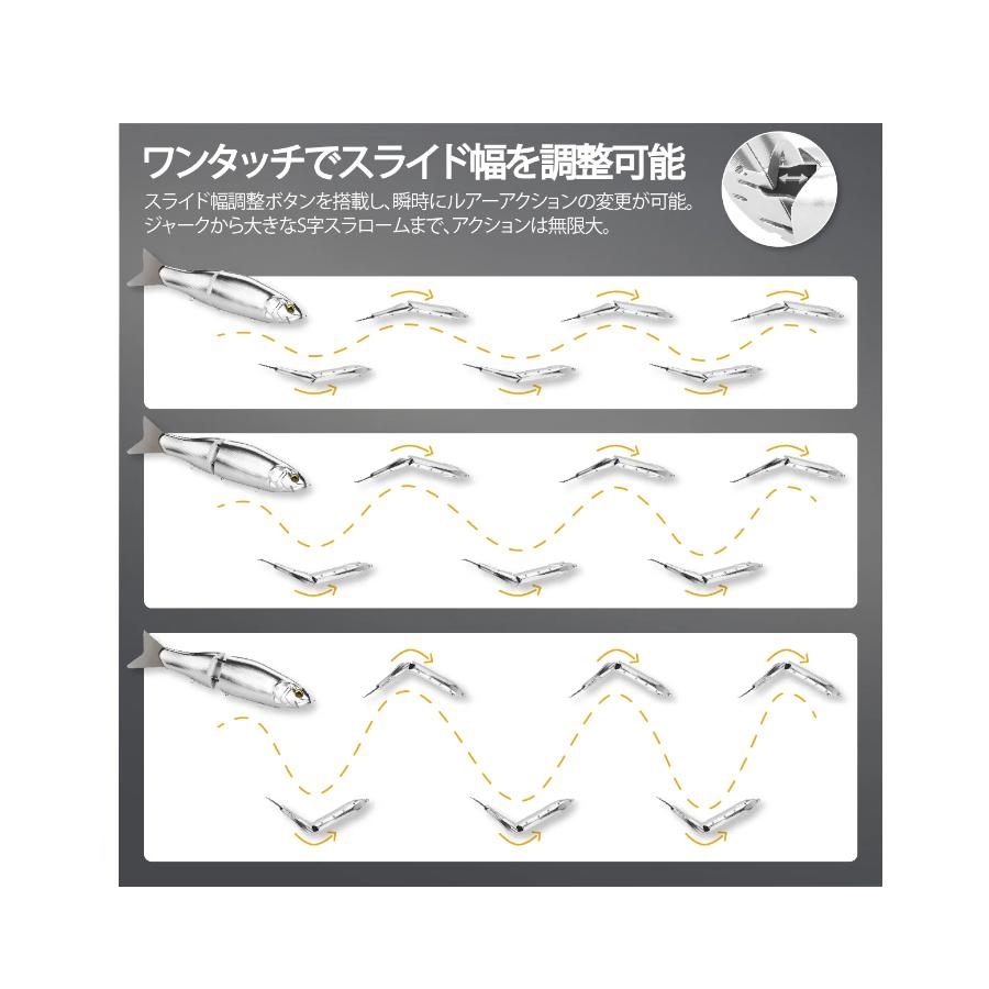 ゴメクサス ビッグベイト 240mm 125g アルミ合金 サイバーベイト 専用