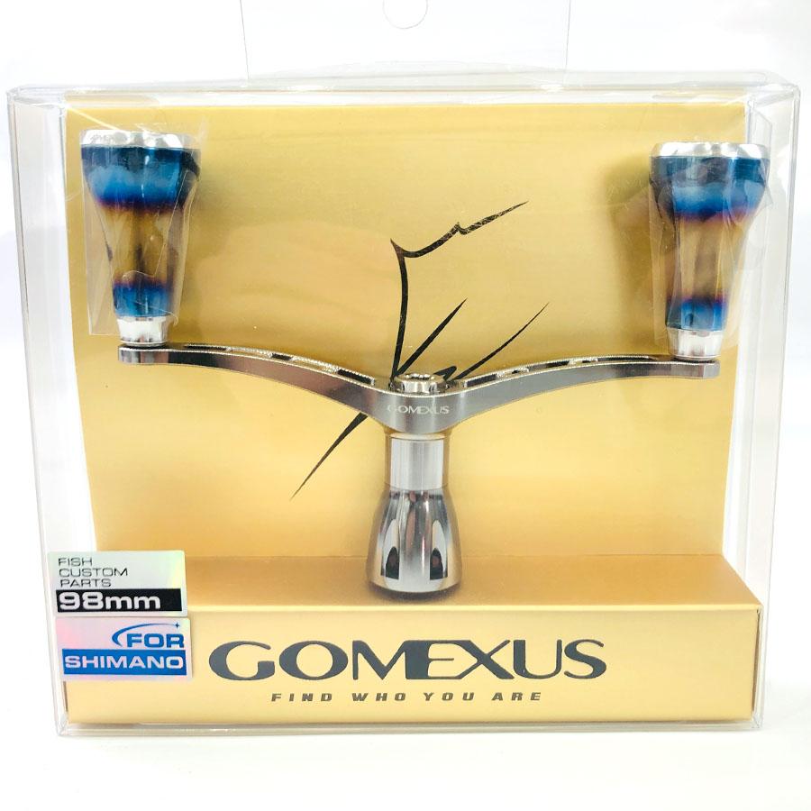 【新品未使用】ゴメクサスチタンダブルハンドル98mm ゴメクサス ダブルハンドル チタン焼入れ MYD98T20 98mm