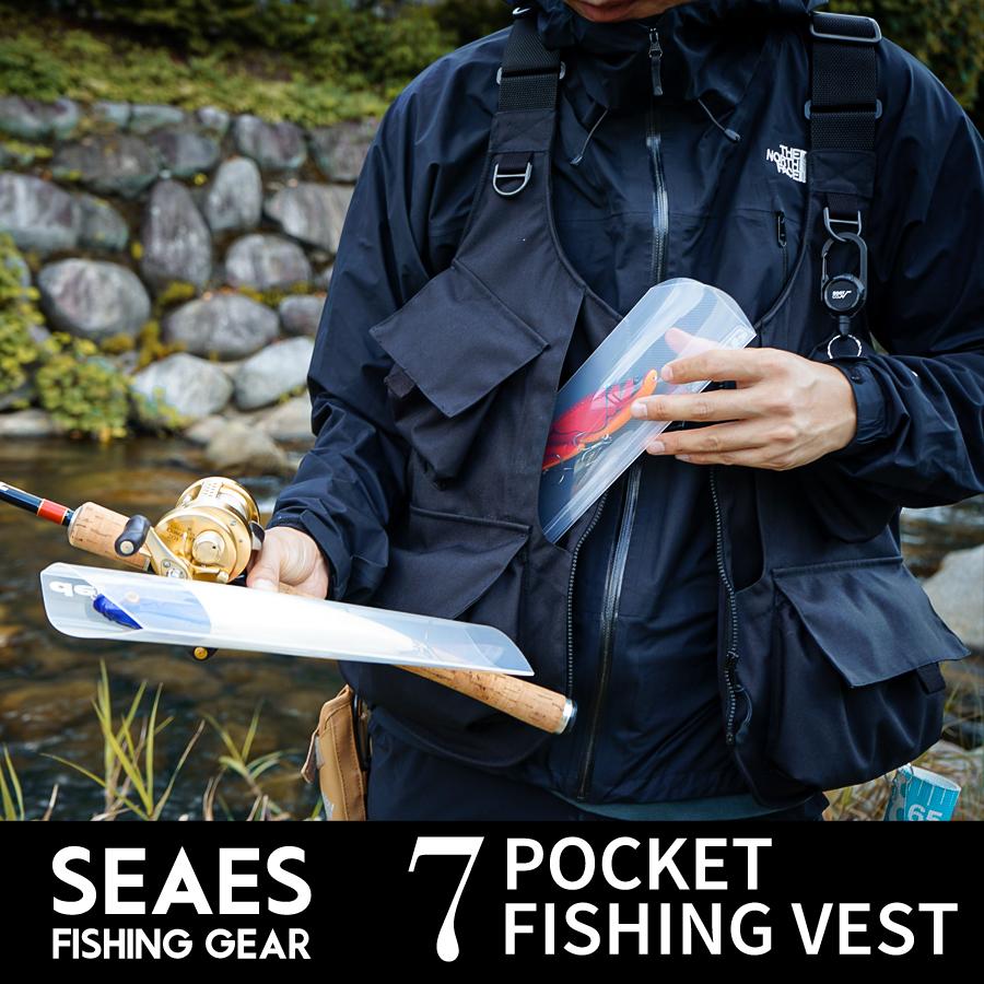SEAES(シーズ) フィッシングベスト ベスト アウトドアベスト CORDURA(R