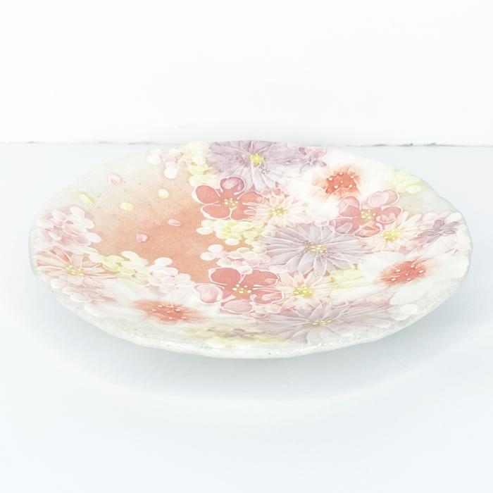 工房ゆずりは カップ＆ソーサー 紅彩花雅 瀬戸焼 花柄 優しい感性 女性