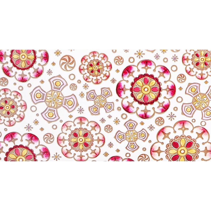 文庫屋大関 ぐるっとファスナー長財布 ボヌール ルビー 長財布 文庫革