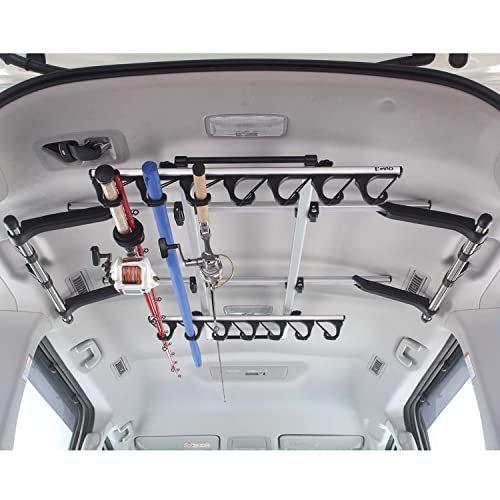 カーメイト ロッドホルダー inno 釣り竿 車載 ホルダー シンプルなJ  