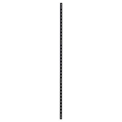 (税込) 1X4ピラシェル棚柱 棚柱 和気産業 WPS003 黒 奥行1.1×高さ91.4×幅1.6cm 棚受け