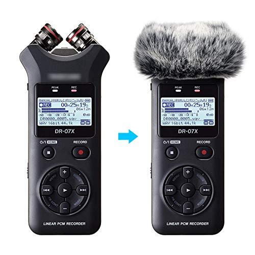 YOUSHARES DR07X ウインドスクリーンマフ Tascam DR-07X DR-07MKII ポータブルデジタルレコーダー用 DR07｜riiccoo-stor｜02