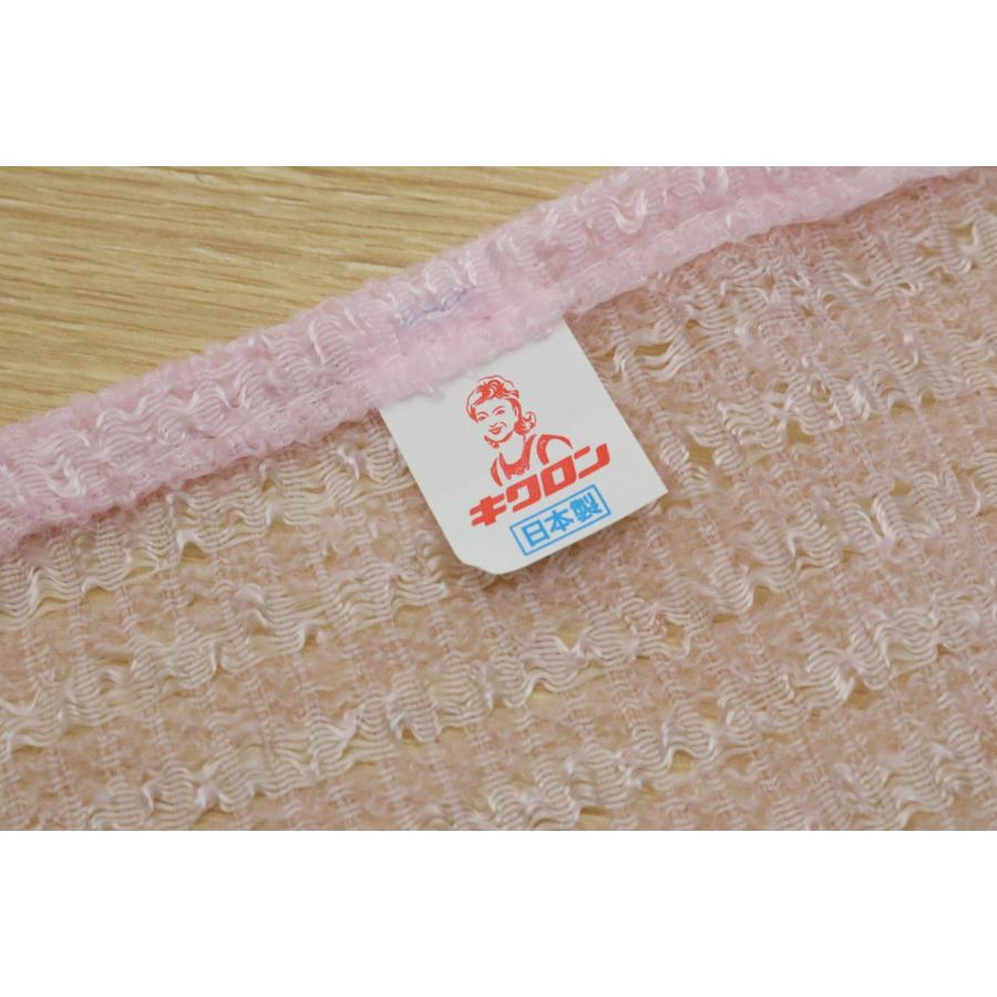 キクロン ボディタオル かため ピンク 28cm×100cm 1枚入 驚きの泡立ち 体洗い 日本製 アワスター｜riina-shop｜07