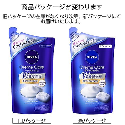 【まとめ買い】 ニベア クリームケア ボディウォッシュ ヨーロピアンホワイトソープの香り つめかえ用 360ml×4個パック W濃厚保湿｜riina-shop｜02