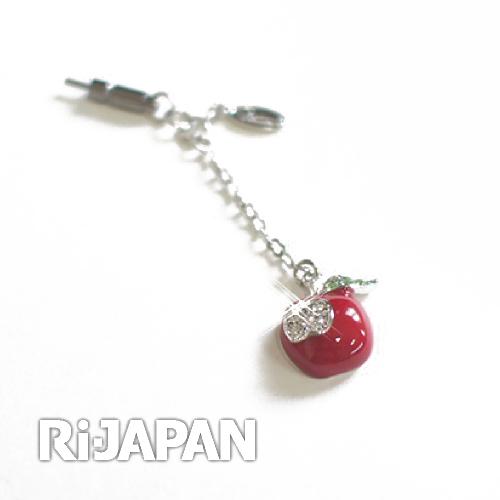 まとめ買い特価 在庫処分品 セール スマホピアス スワロフスキー かわいい イヤホンジャック アクセサリー Iphone リンゴ レッド Rips 401rd Rijapan メール便可 ポスト投函 Kamejikan Com