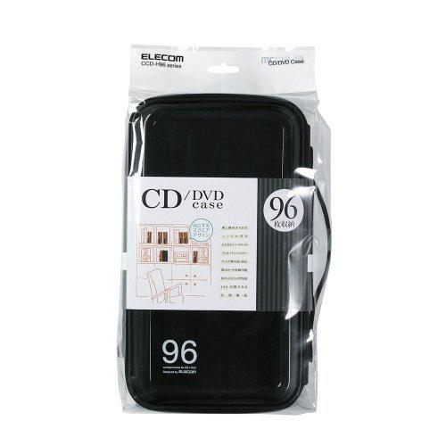 CD DVDファスナーケース 96枚収納 ブラック ディスクケース ディスク 収納 ケース コンパクト CCD-H96BK エレコム ELECOM｜rijapan｜02