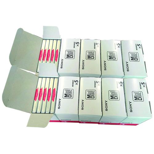 録音用ミニディスク MD 50枚（単品×50枚）セット 80分 MDW80T MDセット