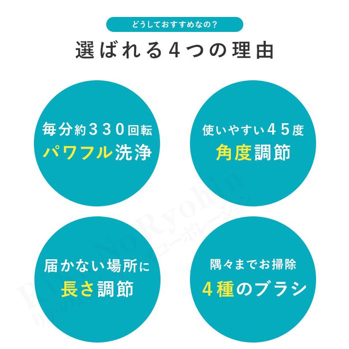 AQUAポリッシャー レジェンド松下 AQUAバスポリッシャー 電動ブラシ 風呂掃除 スポンジ アクアポリッシャー 掃除 ハンディ 伸縮式 RSL発送 rlt 100s bnm | アーネスト | 06