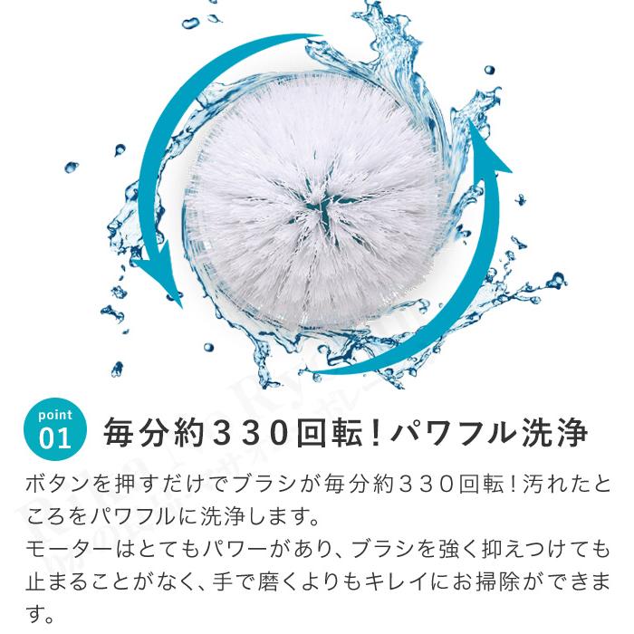AQUAポリッシャー レジェンド松下 AQUAバスポリッシャー 電動ブラシ 風呂掃除 スポンジ アクアポリッシャー 掃除 ハンディ 伸縮式 RSL発送 rlt 100s bnm | アーネスト | 07