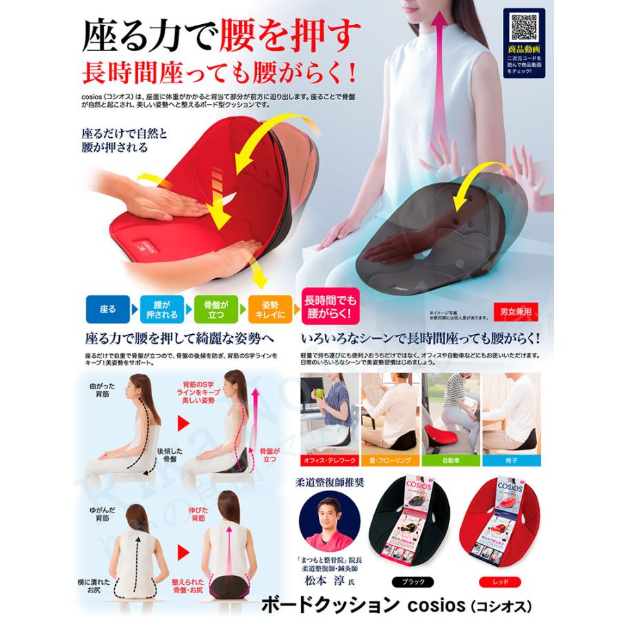ニーズ ボードクッション cosios コシオス 男女兼用 クッション 腰
