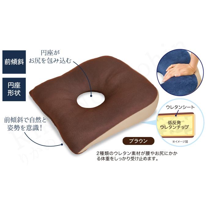 選べる2個セット ニーズ 低反発リバーシブル姿勢クッション 2個セット