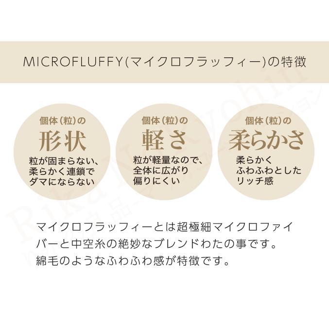 2枚セット マイクロフラッフィー 肌掛けふとん ダブル テイジン