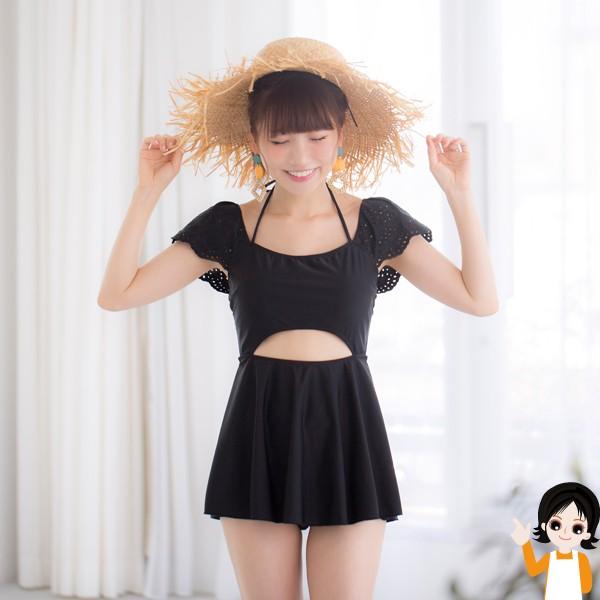 桃プロデュ―ス 無地ワンピ2点水着セット MOMO PRODUCE BEACH 桃プロデュ―ス 無地ワンピ2点水着セット MOMO PRODUCE BEACH