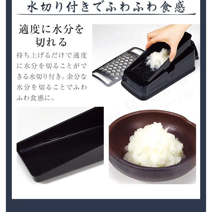 ハンドル付きで楽におろせる大根おろし器「極」 楽楽オロシてみま専科 楽天市場】楽楽おろしてみま専科 極み おろし金 マツコの知ら