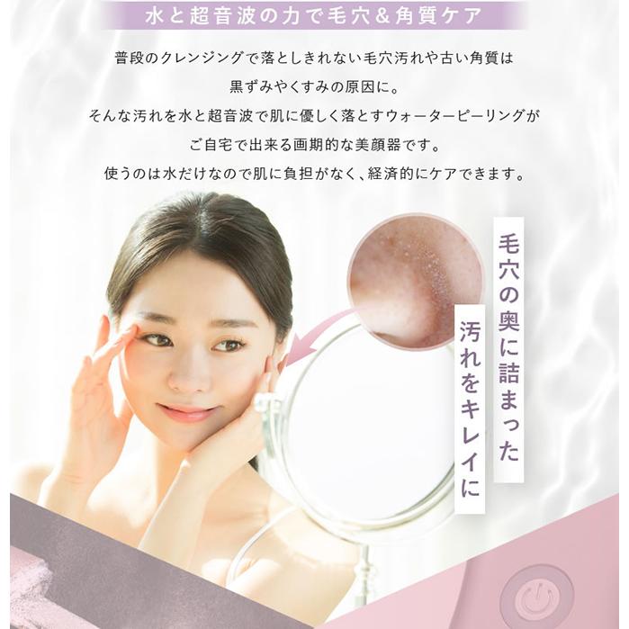 ウォーターピーリング バニシング OM-FM01 美顔器 オムニ 超音波美顔器