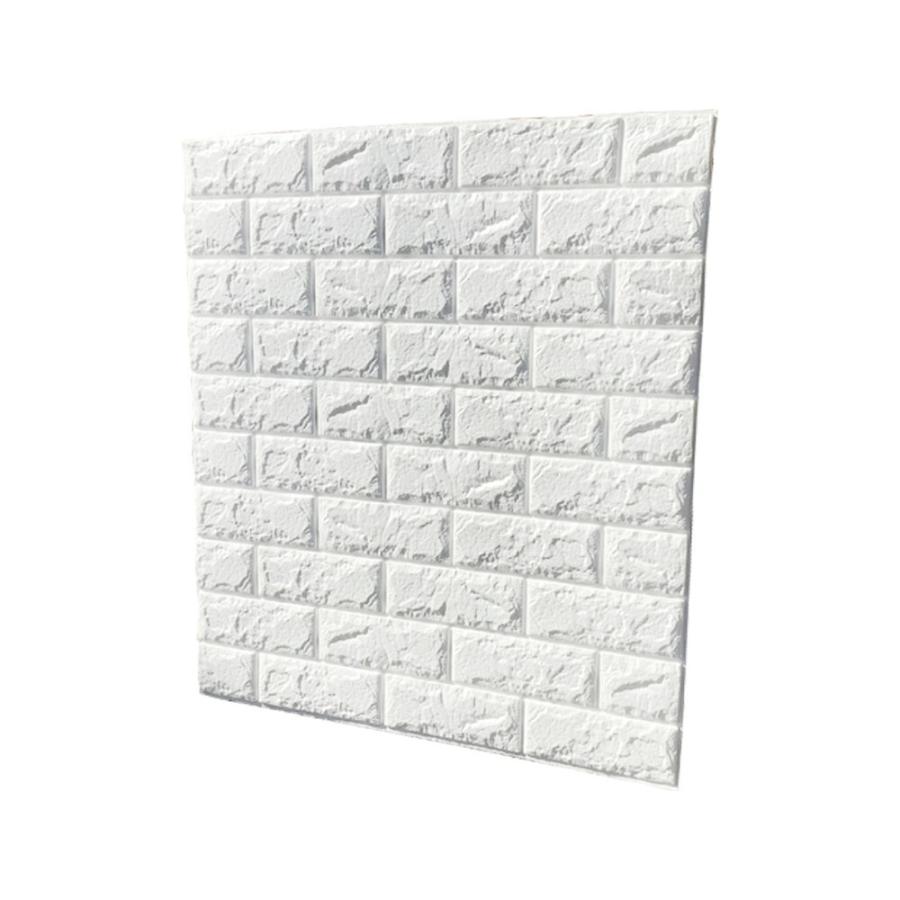 大判 3D壁紙 マーブルオレンジ 立体壁紙 50枚セット シールタイプ