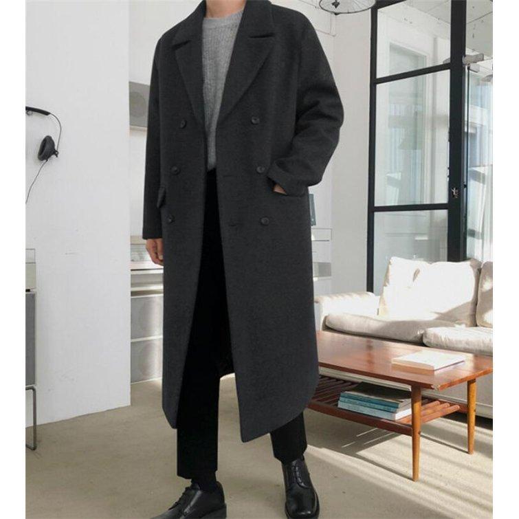 超大特価 ウール混 チェスターコート メンズ ビジネスコート ロングコート 紳士服 秋冬 ピーコート ラシャ Pコート チェスターコート qhema Com