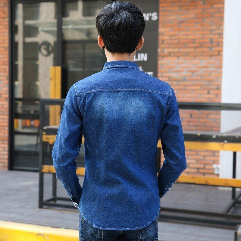 日本最大のブランド ジャケット Sale デニムシャツ メンズ デニム シャツ ウエスタンシャツ デニムシャツ メンズ 長袖 ウエスタン デニム シャツ ミリタリーシャツ ケミカル シャツ 長袖 スリム デニム生地 カジュアルシャツ ジャケット Gジャン 18新作 Www