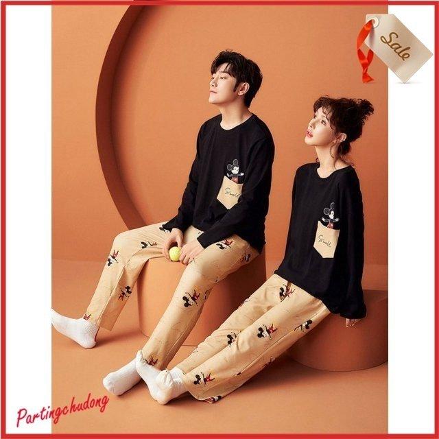 ペアパジャマ 部屋着 寝巻き 綿 ディズニー パジャマ ペアルック 夏 ルームウェア ペア 寝間着 ミッキー秋冬 メンズ 激安正規 Yuca Com Br