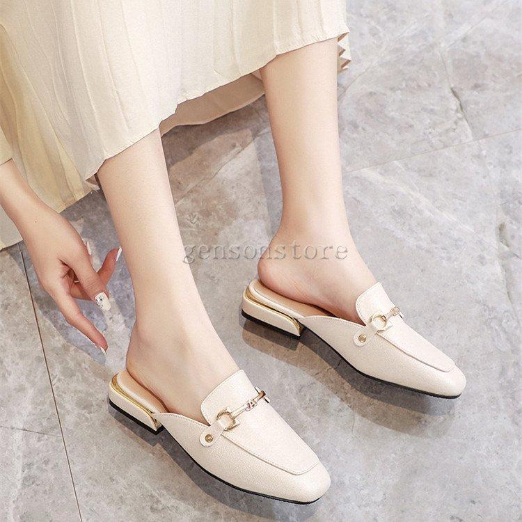 シューズ 靴 おしゃれ お洒落 きれいめ ぺたんこ カジュアル ギャザー サンダル シンプル スクエアトゥ スリッポン ニュアンスカラー フェイクレザー フォーマル ミュール レディースシューズ ローヒール 大人可愛い 履きやすい 柔らかい 歩きやすい 痛くない 軽い 超安い