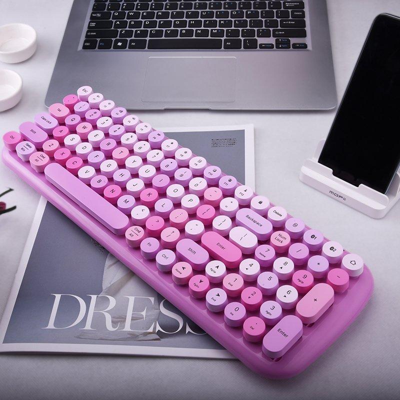 可愛い ワイヤレス キーボード レディース Bluetooth 2 4ghz無線 両方対応 パソコン Pc ノートpc スマホ Ipad タブレット ブルートゥース 丸型 女性 お洒落 Mom46 012aa4a リクタロウ 通販 Yahoo ショッピング