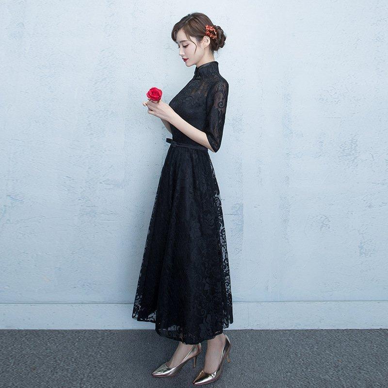 パーティードレス 代 30代 40代 50代 結婚式 ワンピース 大きいサイズ 袖あり フォーマル ロングワンピース膝丈お呼ばれ ドレス 服装 服 女性 二次会 親族 Mom46 a537 リクタロウ 通販 Yahoo ショッピング