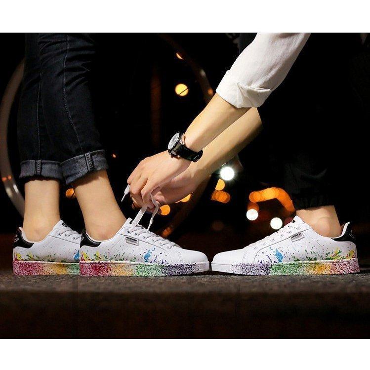 スニーカーカップルペアシューズペアお揃いランニングシューズメンズレディースファッション男女兼用オシャレ結婚記念日結 rik77p05519