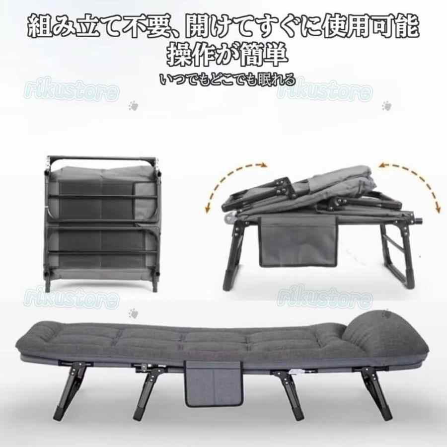 グレー 折りたたみベッド 収納バッグ付き キャンプ グレー 折りたたみベッド 収納バッグ付き キャンプ コット 折りたたみ