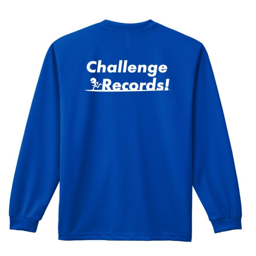 早い者勝ち Challenge 長袖Tシャツ 陸上 Records RikuT リクティ ドライ 全8色 XXL以上 大きいサイズ 陸上用シャツ