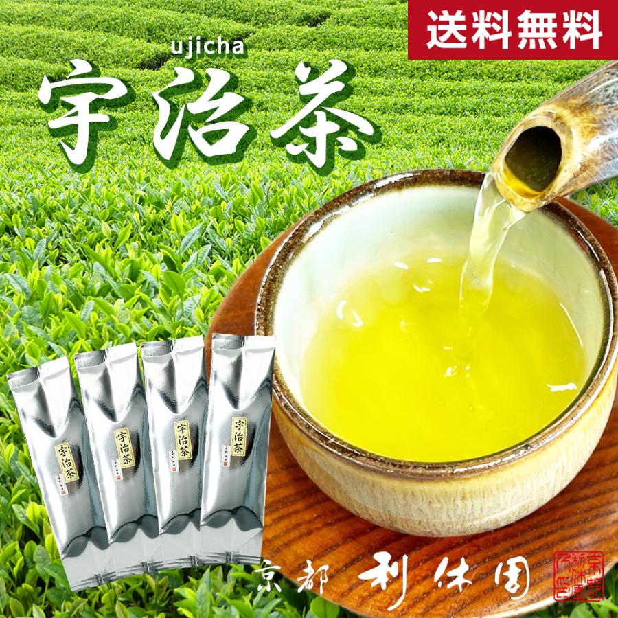 京都利休園 お試し 宇治茶 茶葉 お茶 送料無料 公式 お徳用 大