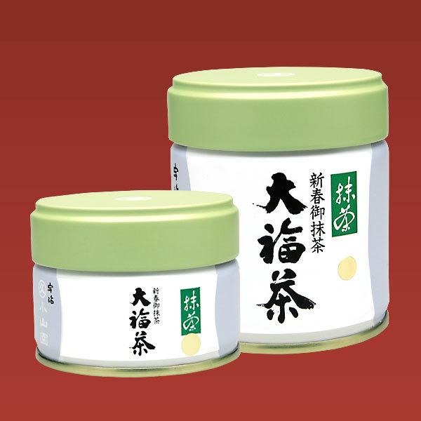 抹茶 宇治 丸久小山園 大福茶・金印 20g 缶 濃茶 専用箱付 年始迄の