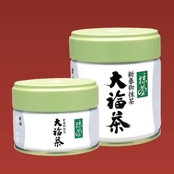 抹茶 宇治 丸久小山園 大福茶 40g缶 薄茶 専用箱付 年始迄の期間限定