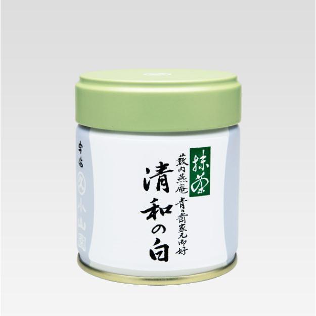 抹茶 宇治 丸久小山園 清和の白 40g 缶（せいわのしろ）藪内流御好