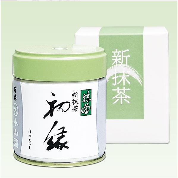 丸久小山園 宇治新抹茶 初縁 40g 缶(はつえにし) 5月10日 丸久小山園 宇治新抹茶 初縁 40g 缶(はつえにし) 5月10日