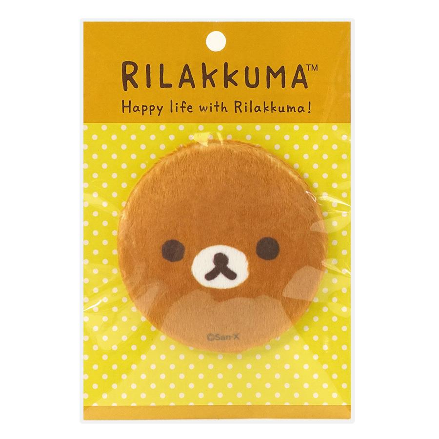 リラックマストア限定 ふわふわぬいぐるみ缶バッジ リラックマ リラックマストア 通販 Yahoo ショッピング