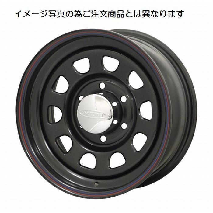 DAYTONAデイトナ16インチスチールホイール1本7.0J/6穴/PCD139.7ハブ径 