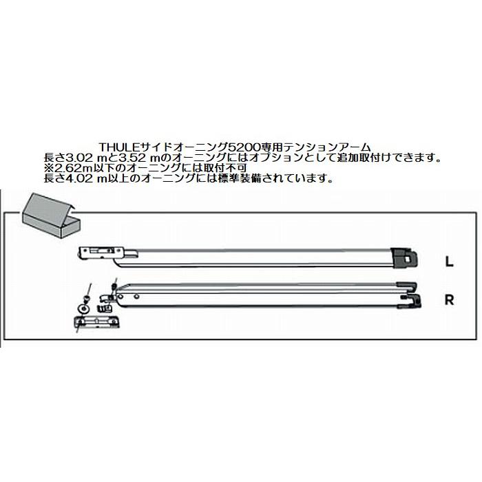 THULE（スーリー） ThuleスーリーOmnistorサイドオーニング5200