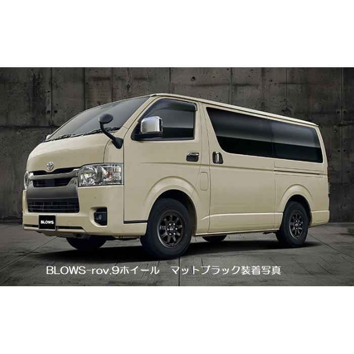 15インチ用200系ハイエース2/4WD用BLOWS-rov.9 ロブナイン(クローム