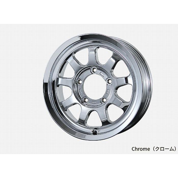 16インチ用JB64ジムニー専用サイズBLOWS-rov.9 ロブナイン(クローム