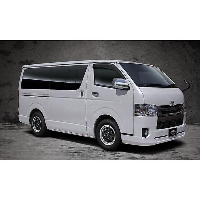 16インチ用200系ハイエース2/4WD用LANDFOOT-SWZアルミホイール（グロス