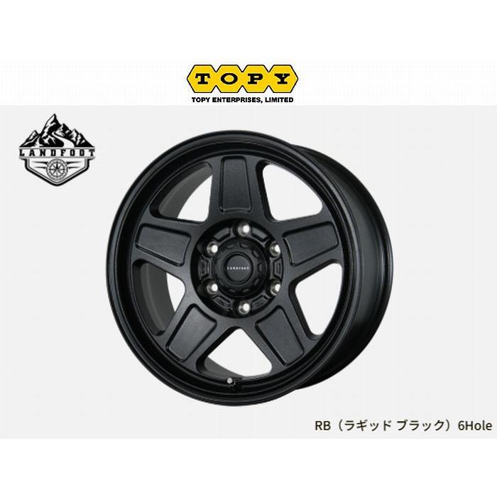 15インチ用200系ハイエース2/4WD用LANDFOOT-GWDアルミホイール