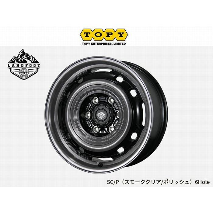15インチ用200系ハイエース2/4WD用LANDFOOT-XFGアルミホイール[15X6.0J