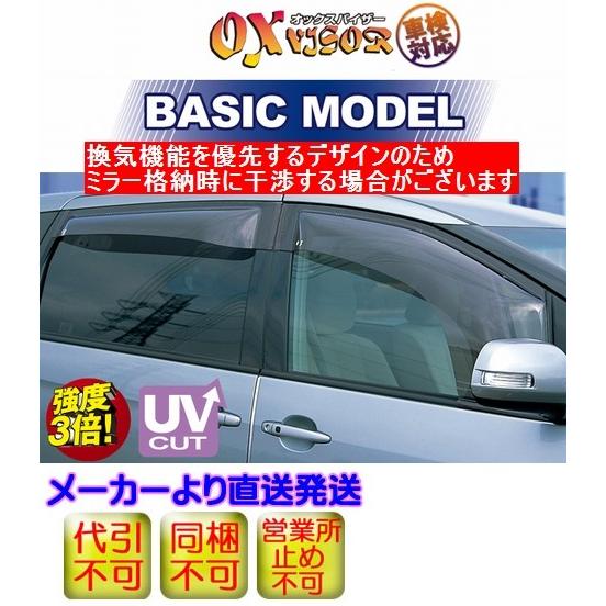 マークIIバン(LX76・YX78)フェンダーミラー車専用 オックスバイザー BASIC MODEL フロント用(左右セット)※代引不可※受注生産品｜rim