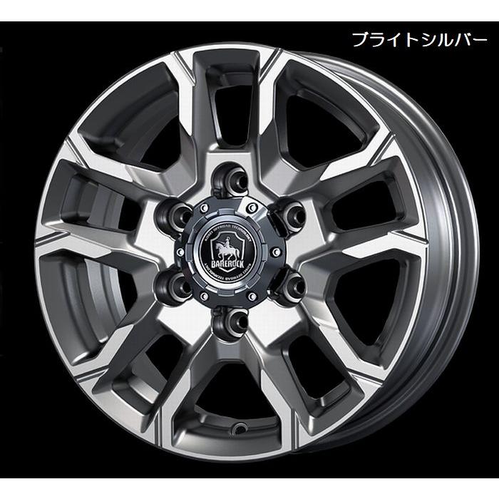 17インチ用KOSEI BAREROCKBISONベアロックバイソン17インチ8.0J/インセット25/6穴/PCD139.7/ハブ径106Φ 1本 カラー選択必要/代引不可｜rim｜02