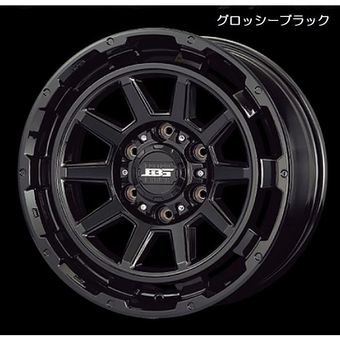 完組ホイール シルバーリム 黒ハブ 17インチボトムガルシアディクレアルミホイール[17インチ8J+20/6穴