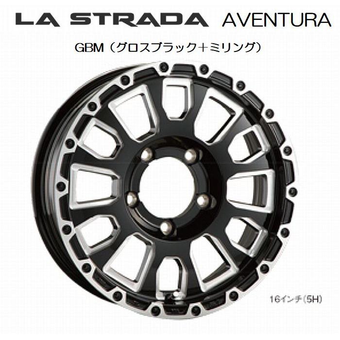 在庫限り品 200系ハイエース2/4WD用ラ・ストラーダ[AVENTURA 18インチ