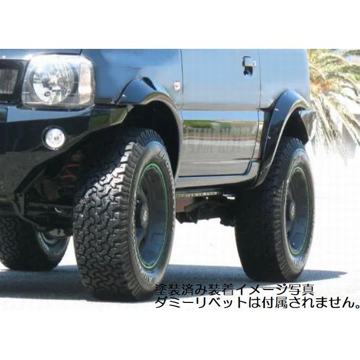 ジムニーJB23JA11オーバーフェンダーサイズ深リムアルミホイール15インチ APIO（アピオ） ジムニーシエラ専用 JB74 15インチ ホイール WILDBOAR